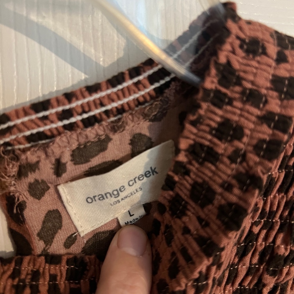 Orange Creek leopard print dress with pockets - Picture 4 of 4